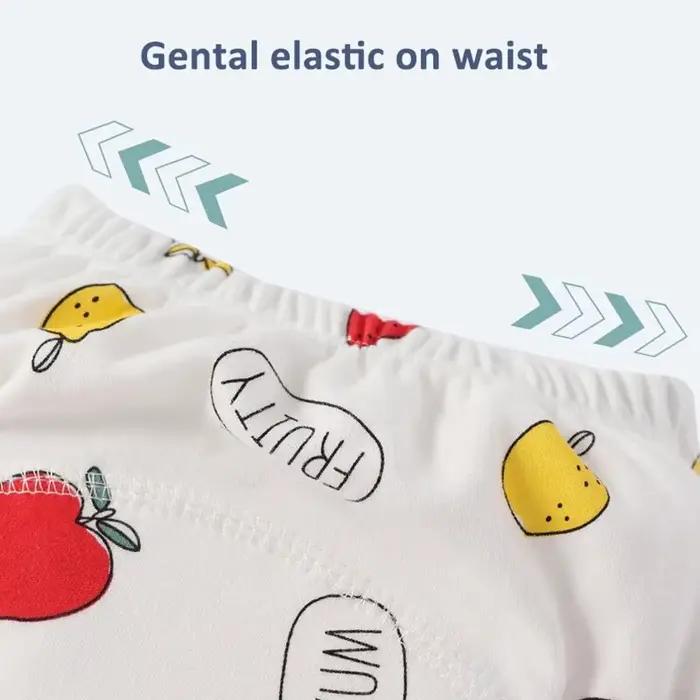 Couches-culottes réutilisables en coton doux et respirant pour bébés