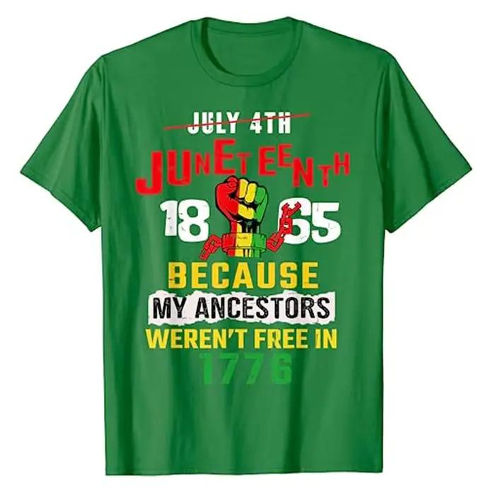 Juneteenth-T-shirt à manches courtes pour femme
