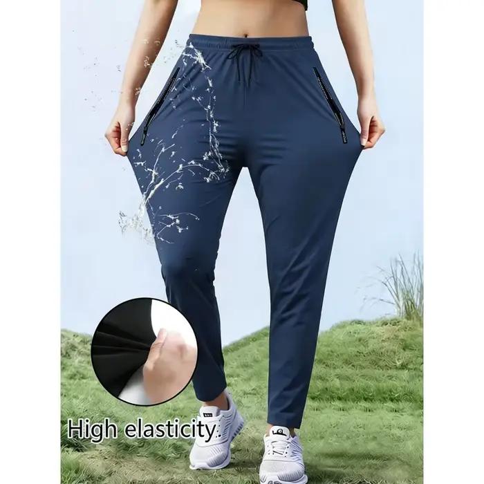 Pantalon de survêtement homme en soie glacée à séchage rapide pour l'été
