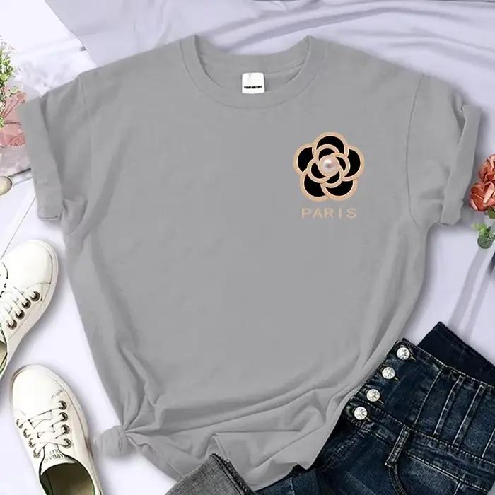 T-shirt col rond pour femmes