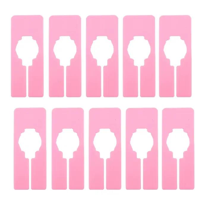 Séparateurs de placard pour étagères, 10 pièces/20 pièces, support de séparation en plastique pour vêtements réutilisables
