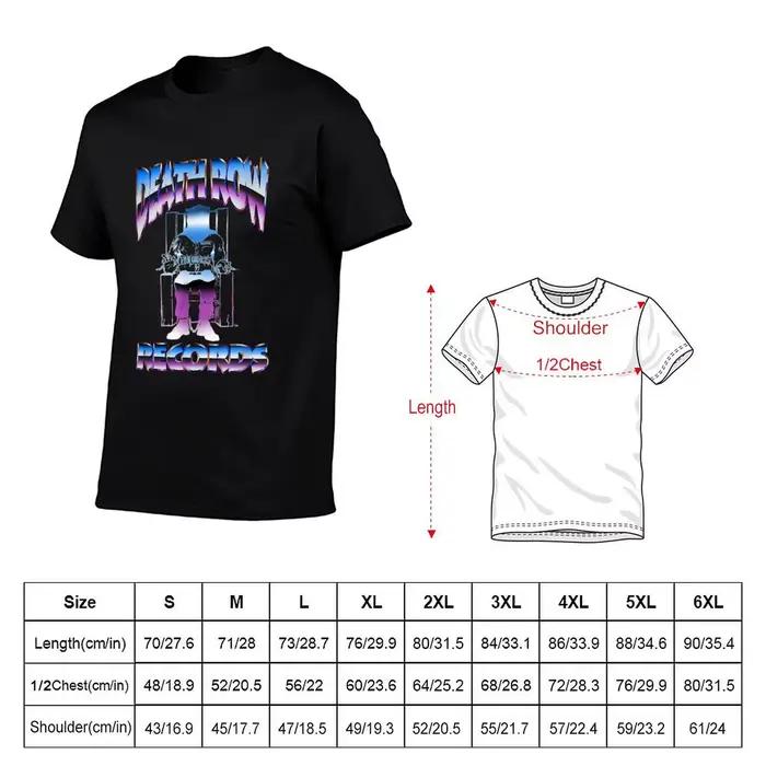 T-shirt avec logo Chrome de Death Row Records