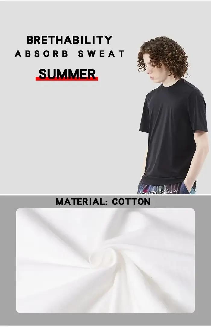 T-shirt Homme Graphique Y2K à Manches Courtes et Col Rond – Motif Souris Amusante Bober Kurwa