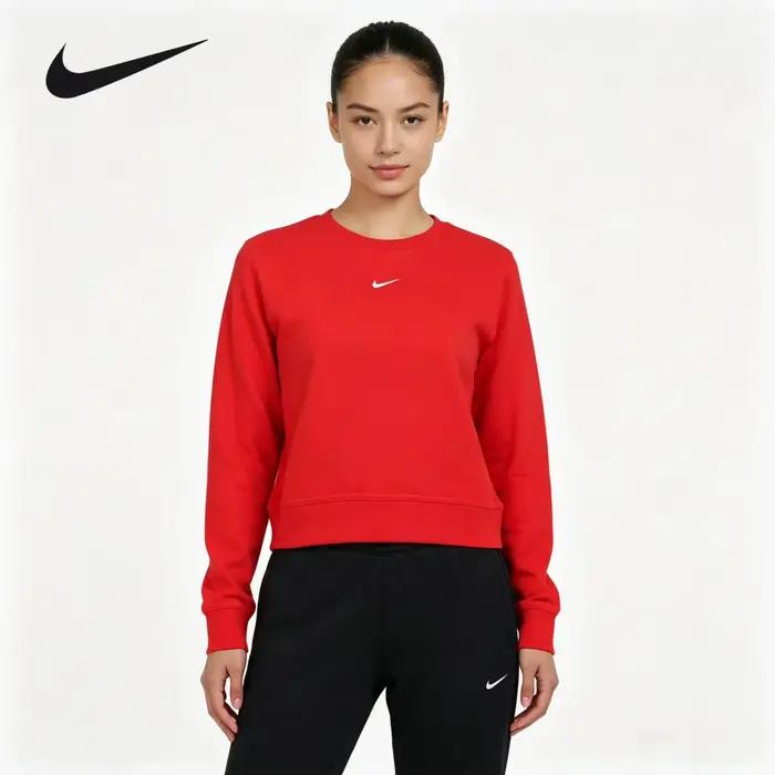 Nike/official Genuine ONEDFCREWHBR Nouveau pull rouge pour femme IB1451-657