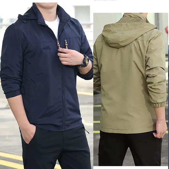 Veste imperméable homme DulJacket à capuche détachable pour randonnée, escalade, plein air et activités outdoor décontractées