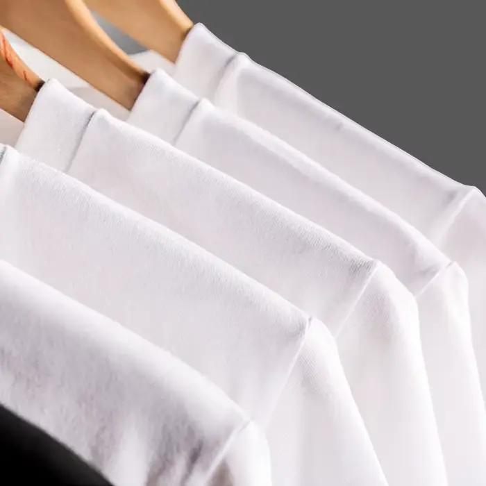 T-Shirt à manches courtes pour homme, estival et Cool, en coton