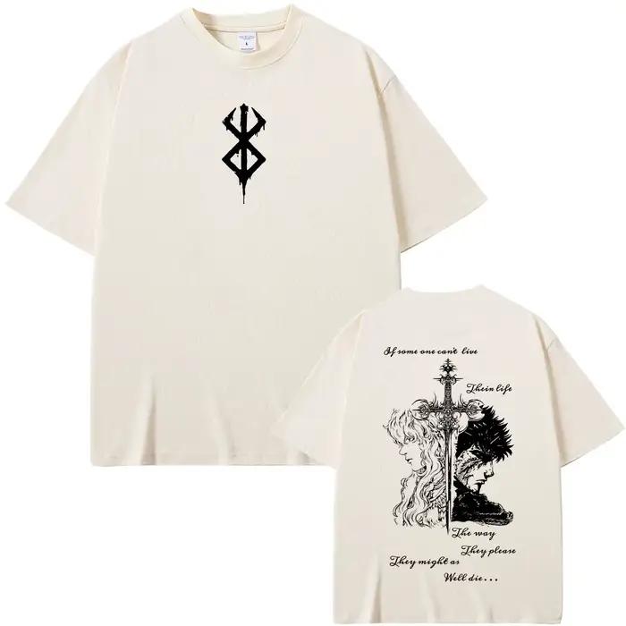 T-shirt Anime Berserk Griffith avec Guts