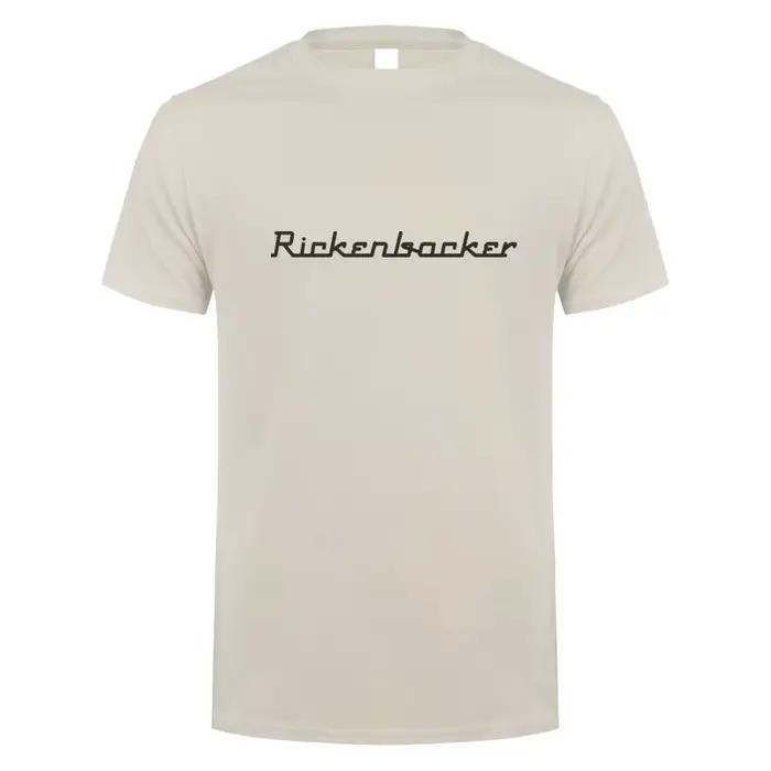 Rickenbacker t-shirt été hommes coton drôle T-shirts