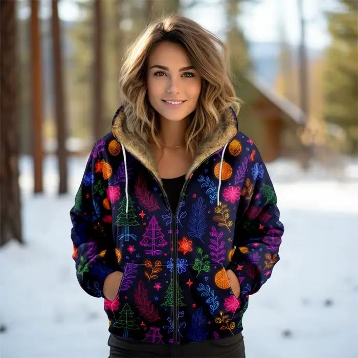 Veste à capuche pour femme
