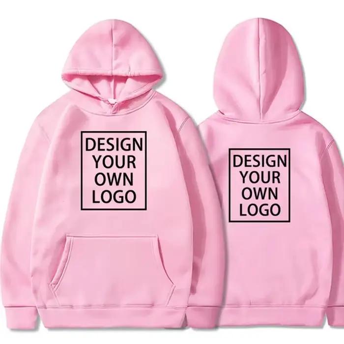 Sweat-shirt à capuche personnalisé polyester homme et femme multicolore pour homme et femme basique à capuche à manches longues moderne occassions voyages