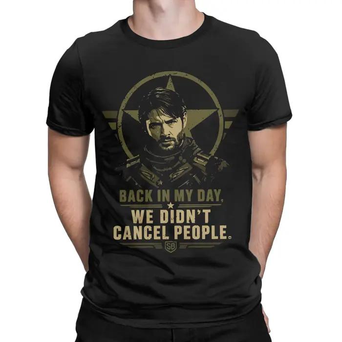 Soldier Boy T-Shirts pour hommes en pur coton