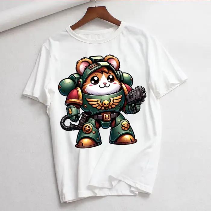 Warhammer 40k femmes T-shirt Harajuku dame lettre impression