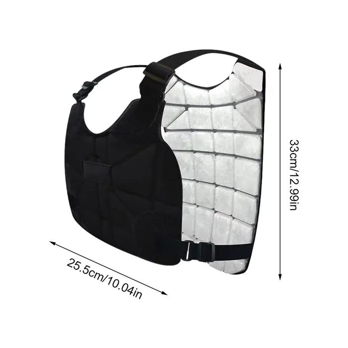 Veste rafraîchissante sans manches pour travaux de construction en extérieur, randonnée, course à pied, marche, camping, sports