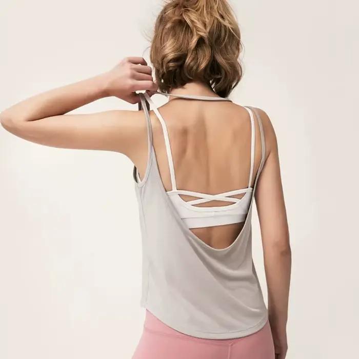 Chemises de Sport respirant hauts d'entraînement Fitness vêtements