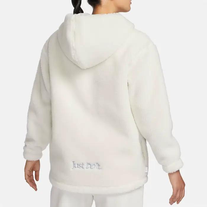 Nike officiel véritable 2024 nouveau vêtement de sport pour femmes décontracté chaud veste à capuche FZ6536-133