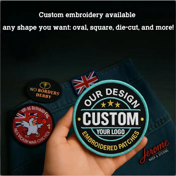 Écussons personnalisés avec logo brodé/imprimé