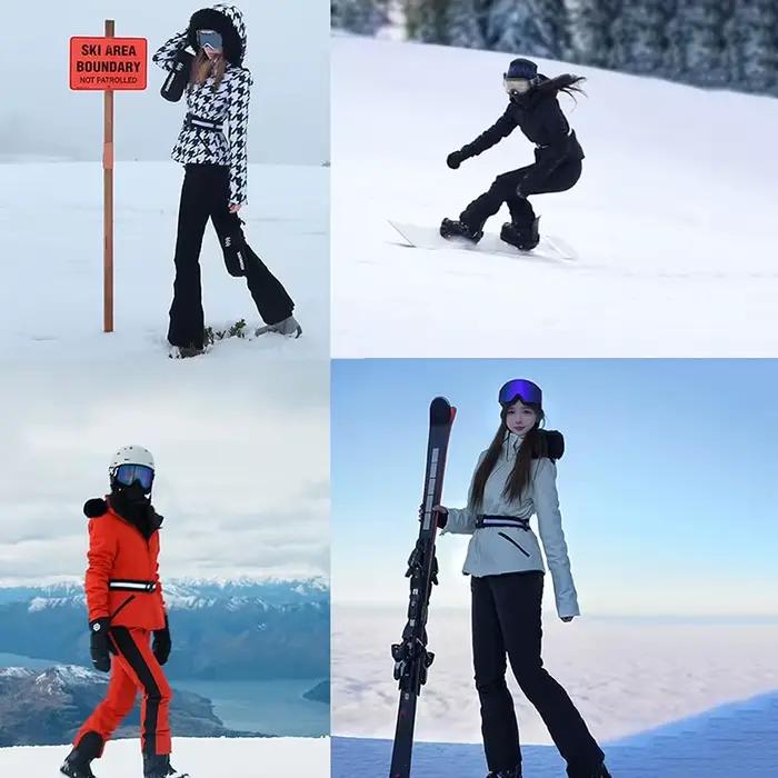 Survêtement chaud veste de ski 2025 vestes de Snowboard de montagne hiver à capuche femme
