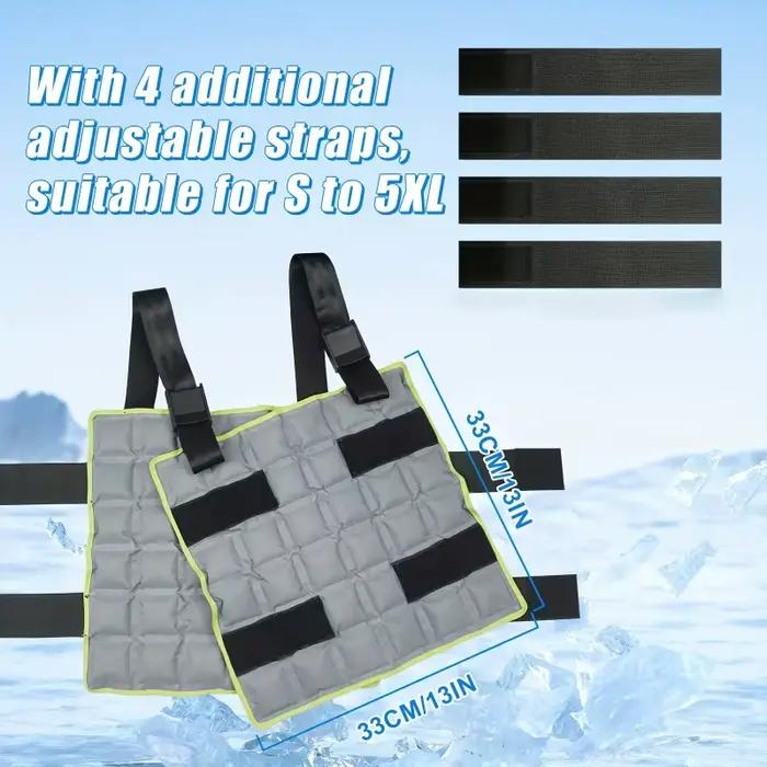 Gilet rafraîchissant à compression absorbant l'eau