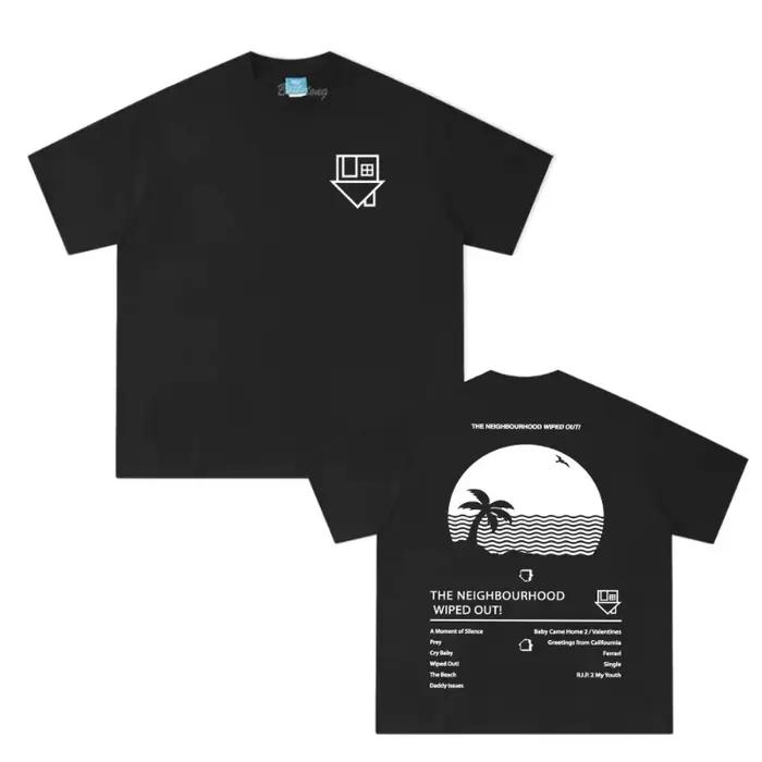 Le quartier T-Shirt Hip Hop graphique pour hommes