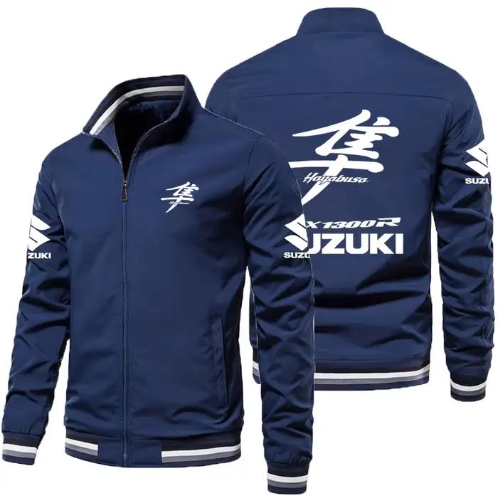 Blouson Moto Homme Suzuki Hayabusa GSX 1300R Printemps Automne Coupe Oversize 2026 Nouvelle Collection Vêtements