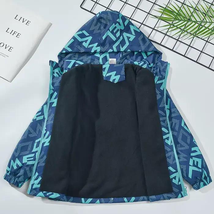 Veste d'extérieur épaisse pour garçons