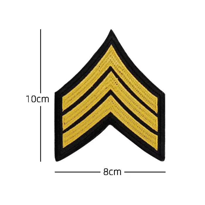 Patchs d'épaule de veste de vol une pièce – Badges brodés élégants pour sacs à dos et manches d'extérieur