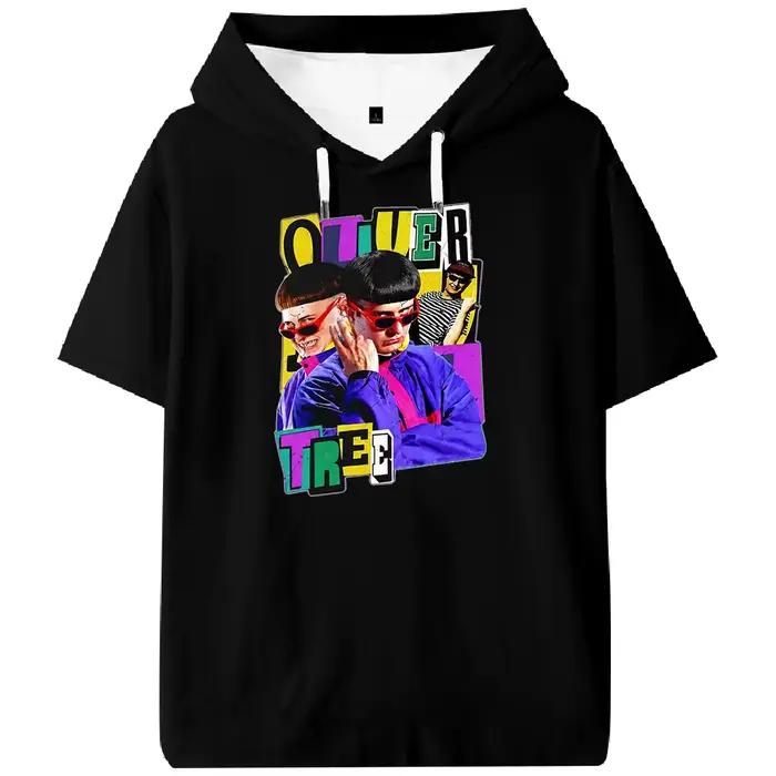 T-shirt à capuche en polyester à manches courtes Oliver Tree 1993-2026