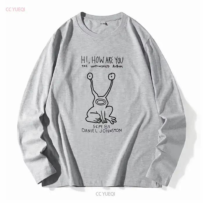 Vintage Daniel Hi comment vous êtes Johnston t-shirt homme coton doux design imprimé col rond pour joggers et amoureux des vêtements rétro