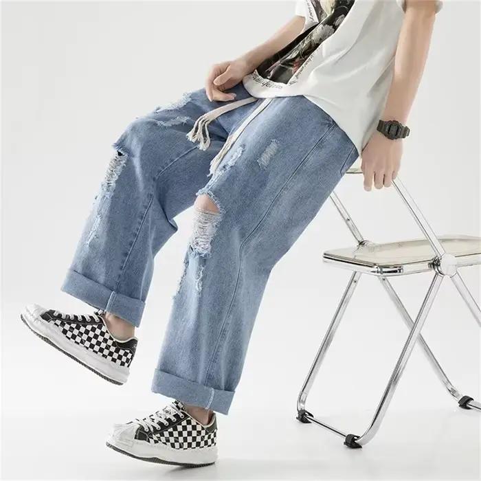 Pantalon Cargo à jambes larges pour hommes