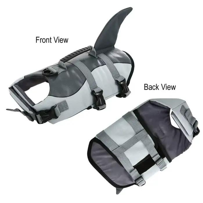 Gilet de sauvetage de style requin pour chien
