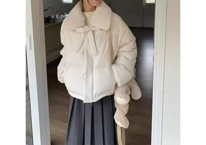 Veste en coton blanc pour femmes
