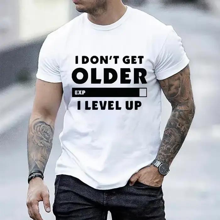 T-shirt décontracté à manches courtes pour hommes