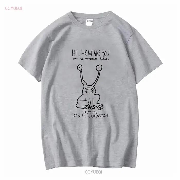 Vintage Daniel Hi comment vous êtes Johnston t-shirt homme coton doux design imprimé col rond pour joggers et amoureux des vêtements rétro