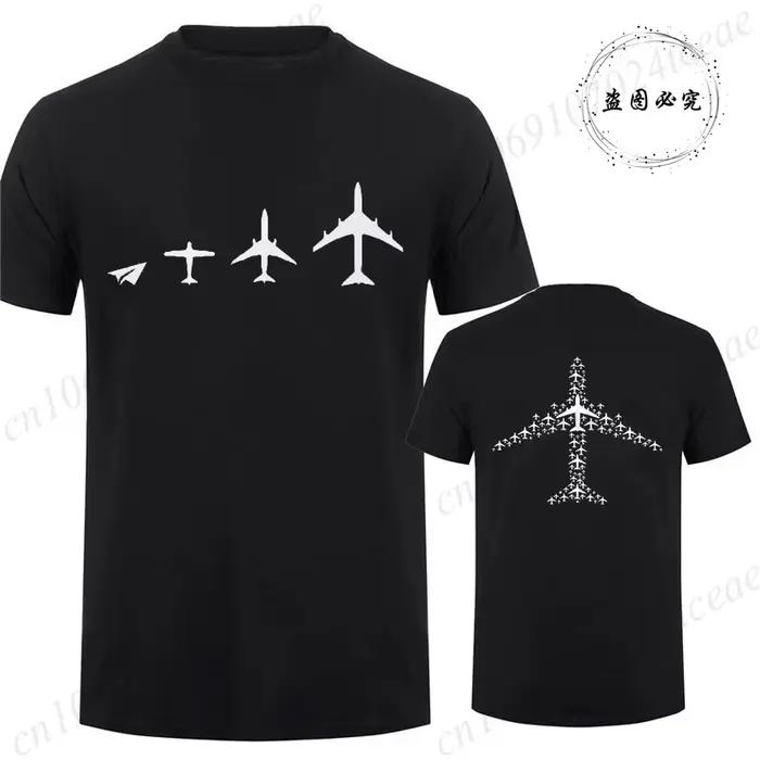 T-shirt Flying Up Airplane pour hommes et femmes, vêtements graphiques, chemises à manches courtes et col rond, décontracté, respirant, pour quatre saisons, fête et quotidien