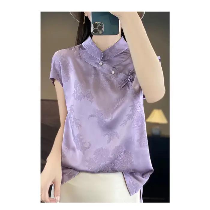 T-shirt à manches courtes pour femme