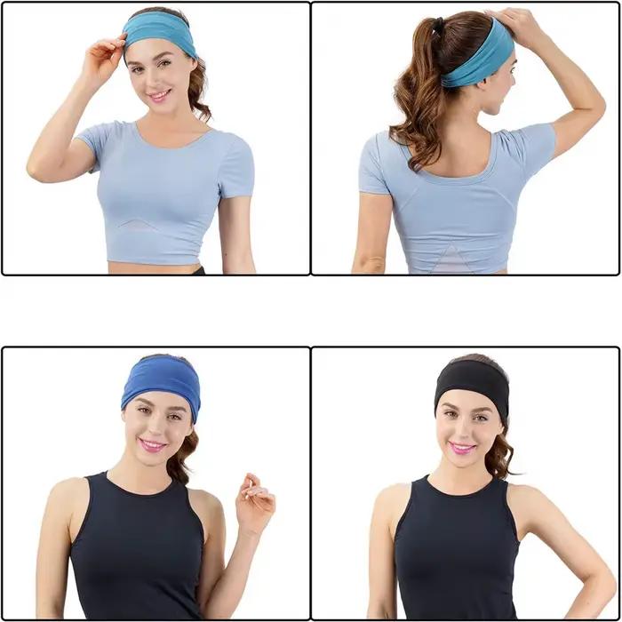 Bandeau pour hommes femmes élastiques Sport bandeaux