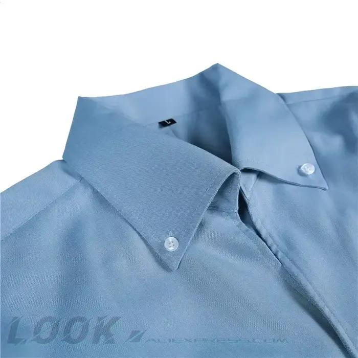 Chemise à col italien pour hommes