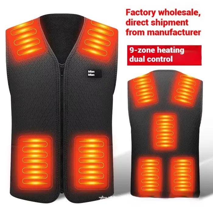 Gilet chauffant USB pour hommes et femmes