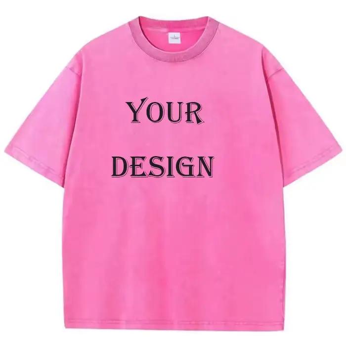 T-shirt unisexe en coton lavé