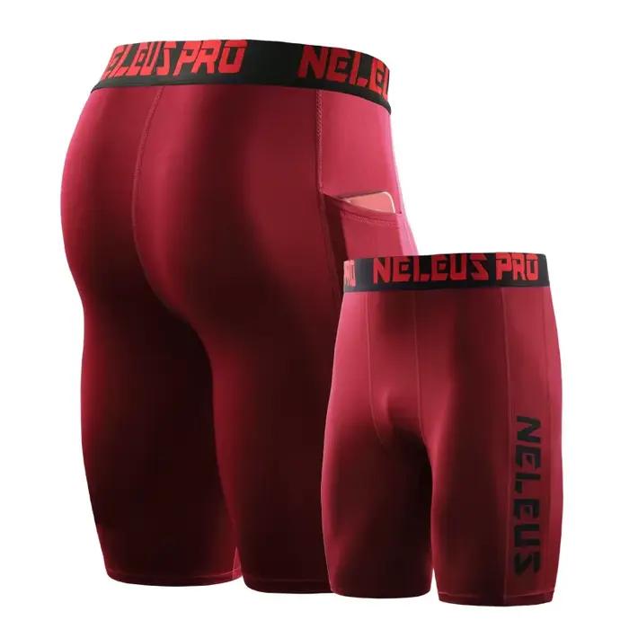 Short de course en plein air pour hommes, vêtements de sport en polyester et élasthanne, leggings de fitness, polyvalent pour entraînement, randonnée et football
