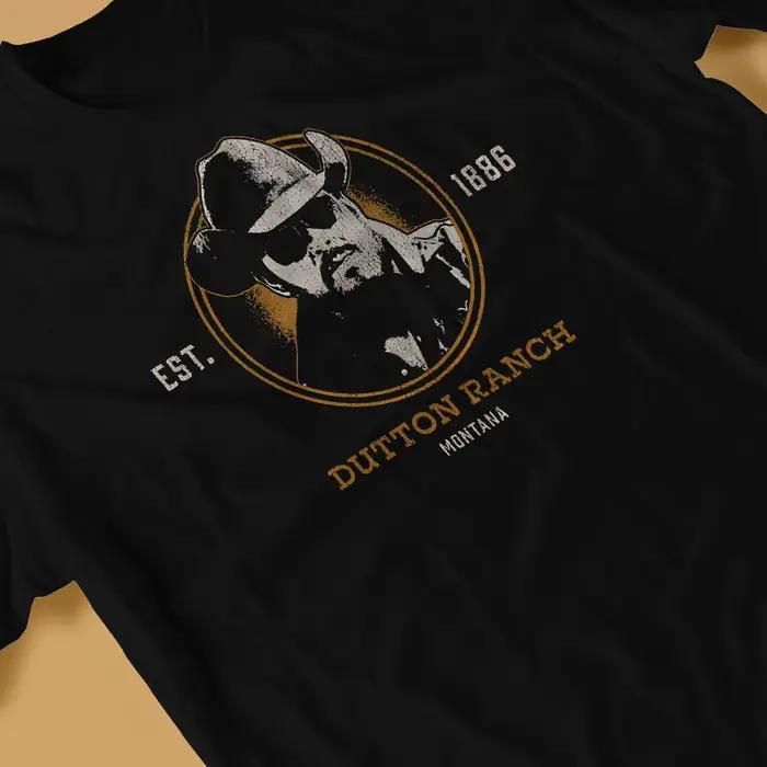Yellowstone Dutton Ranch Montana Est 1886 Rip Wheeler t-shirt décontracté Yellowstones