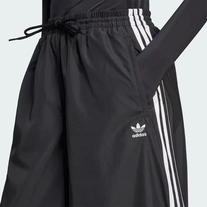 Adidas officiel véritable trois rayures mode femme ample tissé pantalon à jambes larges JD3390