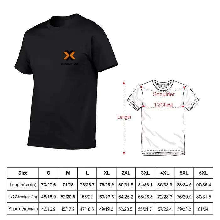 Proxmox Logo T-Shirt vêtements d'été sublime garçons blancs nouvelle édition poids lourd t-shirts pour hommes