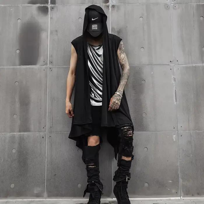 Gilet long oversize pour homme