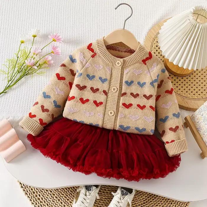 Ensemble de vêtements pour filles de 2 à 7 ans