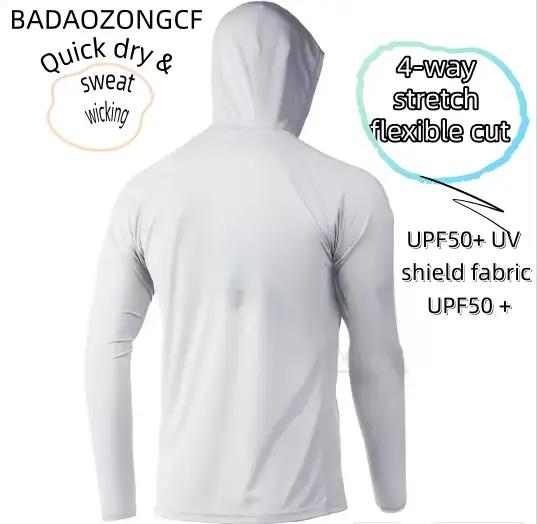 Chemise de pêche à capuche pour hommes