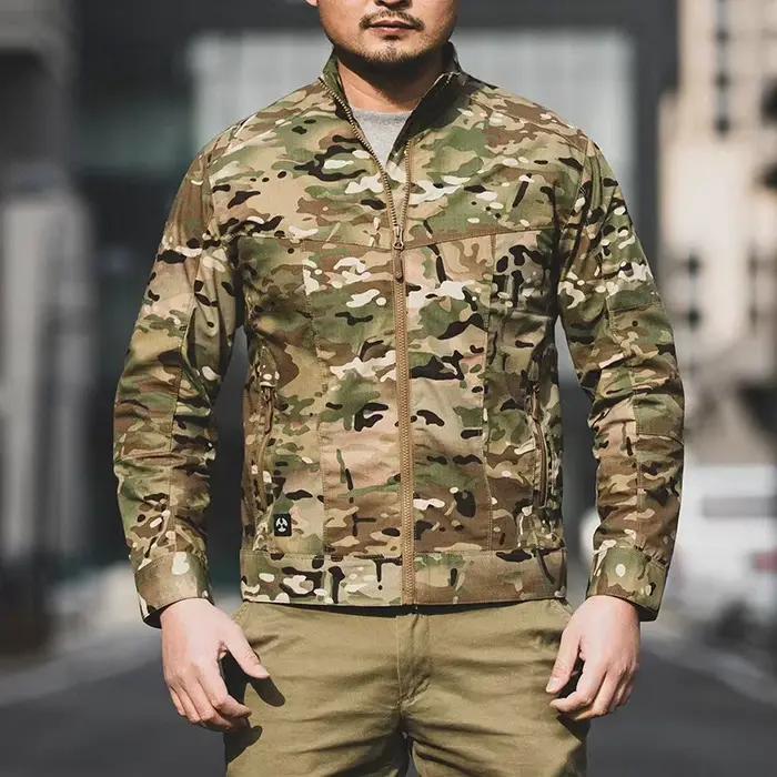Skip DulJacket-Veste coupe-vent militaire imperméable pour homme, manteau de travail décontracté, vêtements d'escalade, randonnée en plein air, printemps, automne