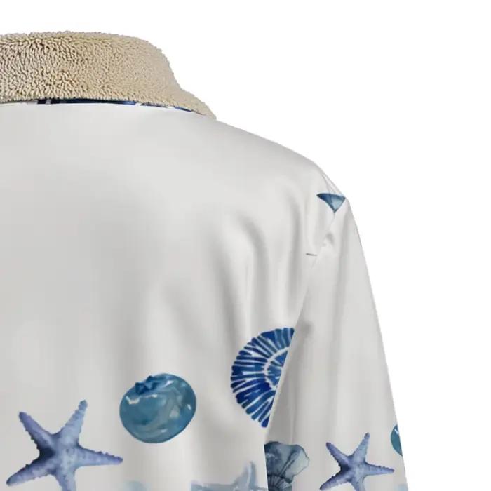 Manteau Long imprimé tortue de mer