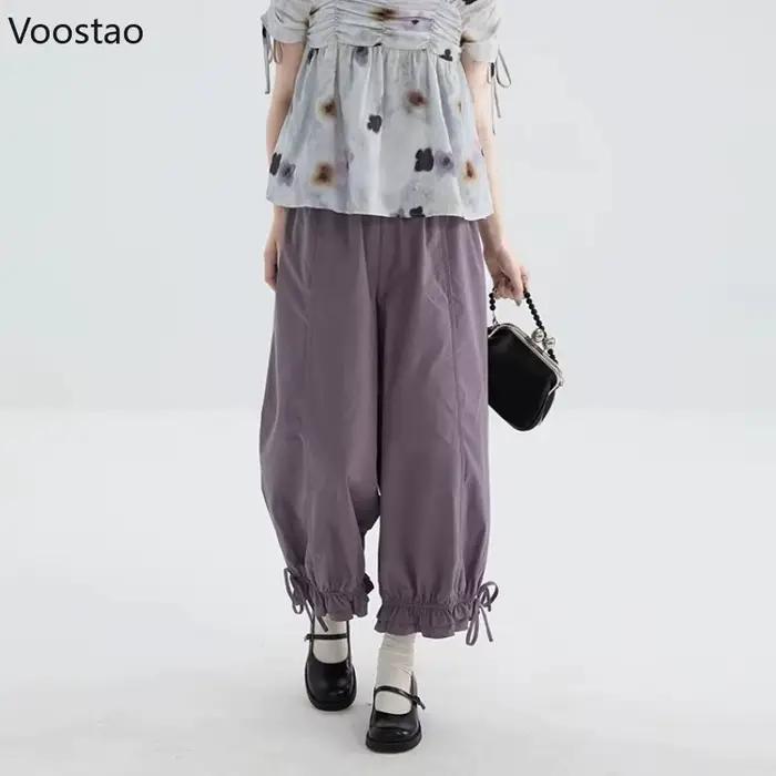 Pantalon de jogging japonais pour femmes