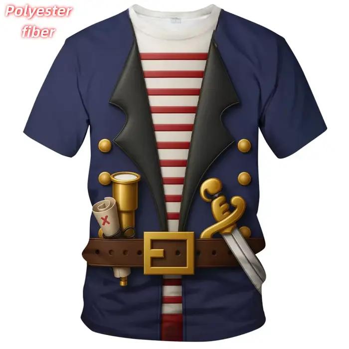 T-Shirt Cosplay imprimé en 3D pour hommes